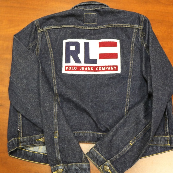 polo blue jean jacket